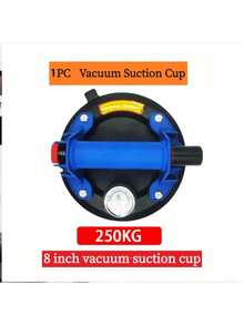 Bộ 1 cốc hút chân không chất lượng cao 8 inch, tải trọng 250kg, cốc hút cao su cao cấp với lực hút mạnh. Thao tác nhấn để vận hành, mép niêm phong sâu, độ kín cao, không rò rỉ. Van xả khí dày giúp bảo vệ hiệu quả thân đĩa. Ứng dụng rộng rãi, thích hợp để di chuyển kính, gạch, đá và các vật dụng khác. - Nhiều màu - Xem 12