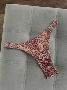 Elavelle Women's Full Print Triangle Bikini Bottom, Suitable For Summer Vacation - Multicolor - View 2