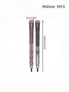 5PCS Rubber Anti Slip Golf Club Various Colors Grips With Back Line For Men Women Unisex Replacement Golf Accessories - Multicolor - View 7