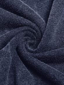 Comfortcana 100% Cotton Washed Basic Short Sleeve T-Shirt, Navy Blue,Summer Top - Navy Blue - View 10