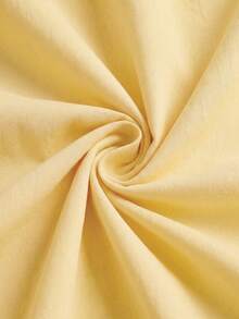 Glamine Charm Đầm maxi nữ thắt eo, tay phồng, phối ren hoa, họa tiết hoa. - Màu vàng - Xem 6