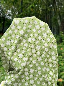 SHEIN 孕妇碎花无袖连衣裙 - 綠色 - 查看 7