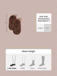 GLOWMODE 3双装凉感隐形防滑袜，适合夏季度假日常休闲穿着 - 白色+米黃色+深棕色 - 查看 7