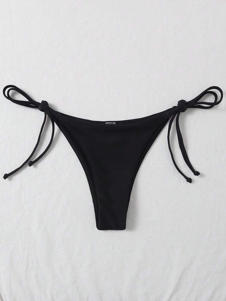 Elavelle Knut Slätt Bikini Underdel - Svart - Visa 4
