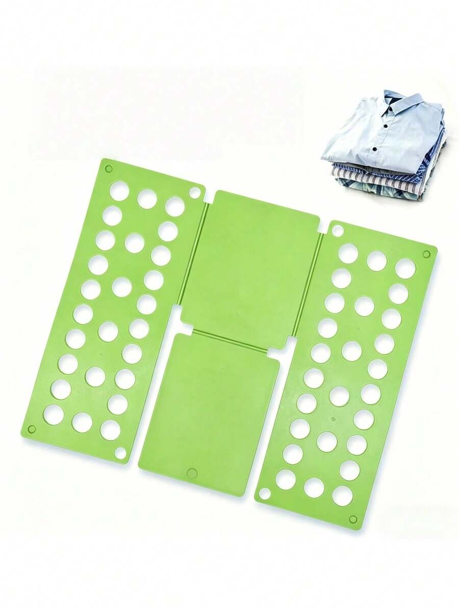 Bảng gấp quần áo đa năng, dụng cụ gấp áo bằng nhựa bền chắc, giúp sắp xếp quần áo dễ dàng, thiết kế tiết kiệm không gian, phù hợp với áo phông, quần, váy và khăn. - Nhiều màu - Xem 1