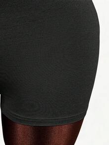 Mistrie Bộ jumpsuit mùa hè mới, kiểu dáng thường ngày, buộc dây, không tay, ôm sát, thích hợp cho yoga, chạy bộ, jumpsuit bó sát dành cho nữ. - màu đen - Xem 7