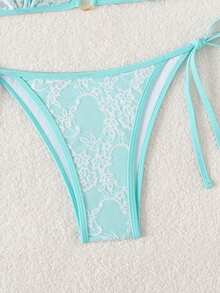 SHEIN Swim Springbreak Beachwear Summer Outfit Sets For Women - Blue - View 5
