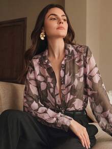 ujer, versátil para vacaciones, verano, otoño, invierno, primavera, Año Nuevo, fiesta, boda, elegante, con estilo, formal, trabajo, Acción de Gracias, festival, elegante, Día de San Valentín - Albaricoque - Ver 7