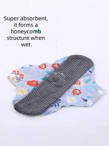 10-Piece Sanitary Pads, Reusable, Washable, Cloth Menstrual Pads, Panty Liners, Suitable For Heavy Incontinence Patients | Color Of Sanitary Pads Is Random. - Multicolor - View 3