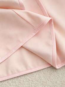 SHEIN Franclia Women's Elegant Contrast Color Trim Bow Decor Camisole Top, Summer - Baby Pink - View 4