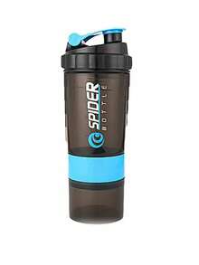 1 vaso agitador de plástico, adecuado para polvo de proteína y batidos, también se puede usar como botella de agua para correr y actividades de fitness, lo que lo convierte en un gran regalo de verano. - Multicolor - Ver 8