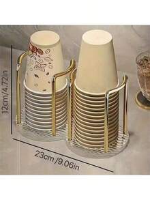 Elegant Acrylic Disposable Cup Holders - Ideal For Homes, Cafes, Offices, And Hotels - Multicolor - View 2