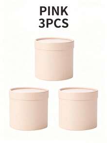 1pc Packaging Decorative Small Barrel Shaped Cardboard Flower Box Valentine Gift Box Supplies - Multicolor - View 13