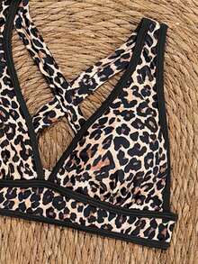 Swim Mod Bộ bikini họa tiết da báo mùa Xuân/Hè 2026 - Nhiều màu - Xem 3