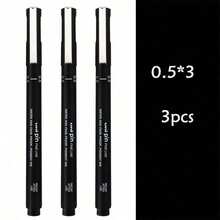 Fine Line Black Micro Pen - Waterproof Archive Ink, Multi Line For Sketching, Anime Artist, Illustration Technology, Drawing Office Documents,For School Supplies,Back To School - black - View 15