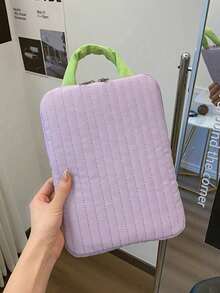 Zazumi 1pc, Dopamine Style Student Tablet Bag, Cute Handheld Tablet Case, Tablet Case, 11 Inch/13 Inch Computer Case Case, Folder Laptop Case, 11 Inch/13 Inch Portable Handbag, Suitable For Office Computers And Laptops, Suitable For Women, Girls, And College Students, Tablet Case 9-14 Inches, Shock Absorber Case, Valentine's Day Gift - Multicolor - View 15