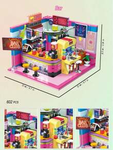Mini Room Building Blocks – Build Your Own World With Mini Building Blocks | Cute And Colorful Building Block Set | Creative Building Block Toy Models That Can Be Assembled | Perfect For Office Desktop Decoration - Multicolor - View 5