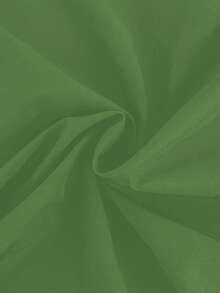 GlowEve CURVE 加大码黑色3D立体花卉褶皱长袖连衣裙 - 綠色 - 查看 5