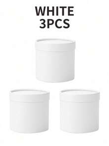 1pc Packaging Decorative Small Barrel Shaped Cardboard Flower Box Valentine Gift Box Supplies - Multicolor - View 15