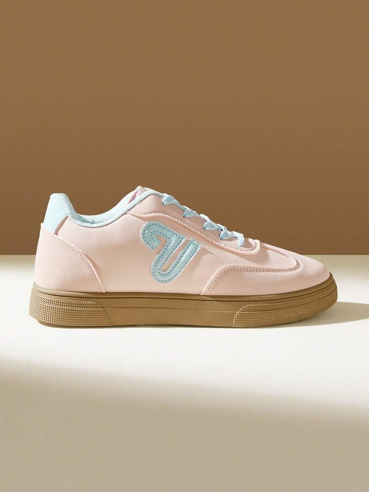 CUCCOO EASI Women's Lace-Up Casual Comfortable Sneakers, Versatile For Daily Wear