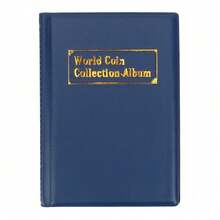 120 piezas Álbum de monedas Libro de colección de billetes y monedas PVC multicinético para coleccionistas Accesorios de colección de insignias - Multicolor - Ver 6