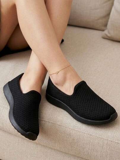 Tenis Slip-on de descanso para dama, suela confort deportiva, malla resistente transpirable y cómoda, forro suave. Ligeros y flexibles. Ideales para GYM, playa, casa, caminata y oficina.