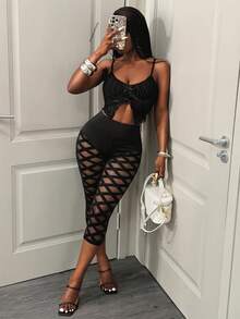 BamGleam Women Leggings - Black - View 3