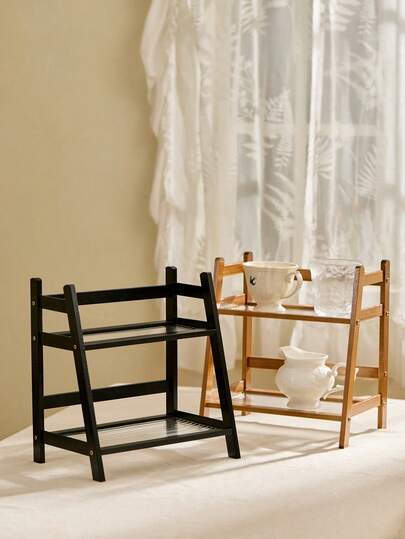 Cirelle 1个装杯子收纳架 双层桌面杂物水杯收纳架 宿舍厨房整理架