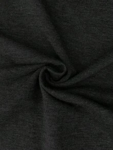 Women's Short-Sleeved T-Shirt With V-Neck And Ruching - Black - View 2