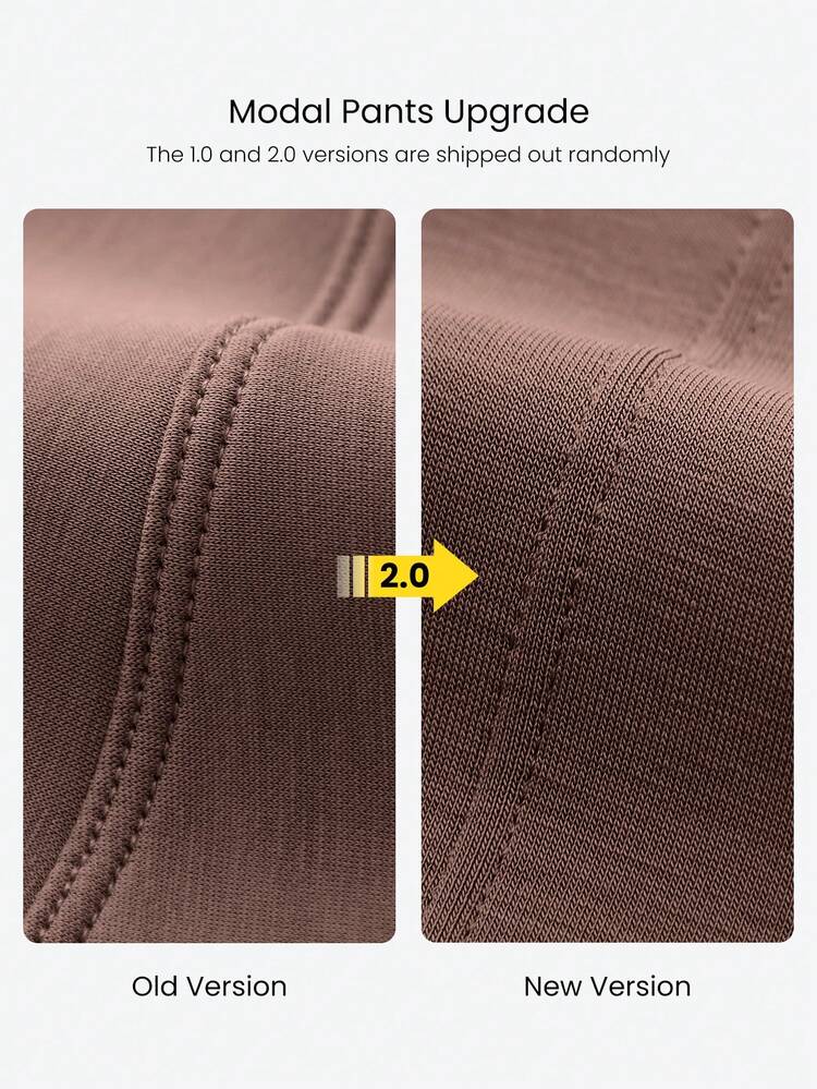 30" Regular SoftCalm Modal Silk Touch Wide Leg High Waist Lounge Pants With Side Pockets Daily Casual Spring Summer