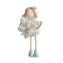 6.7 Inch Floral Angel Fairy Decor, Pastel Easter Fairy Hanging Ornament, Floral Angel Wing Fairy Tree Decoration, Suitable For Home, Spring, Birthday, Easter Party - multicolor - View 7