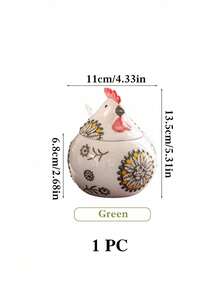 Cirelle 1个陶瓷调味罐 盐罐 厨房家用高端调味罐 防潮调味盒 辣味罐 - 彩色 - 查看 10