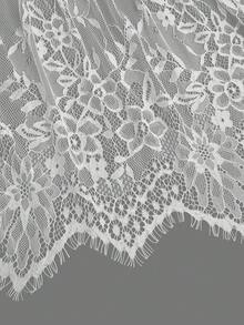 GlowEve CURVE 大码女式极简蕾丝拼接吊带背心，黑白组合 - 彩色 - 查看 7