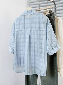 Resyla Camisa de mujer de manga corta refrescante, nuevo estilo de verano - Multicolor - Ver 2