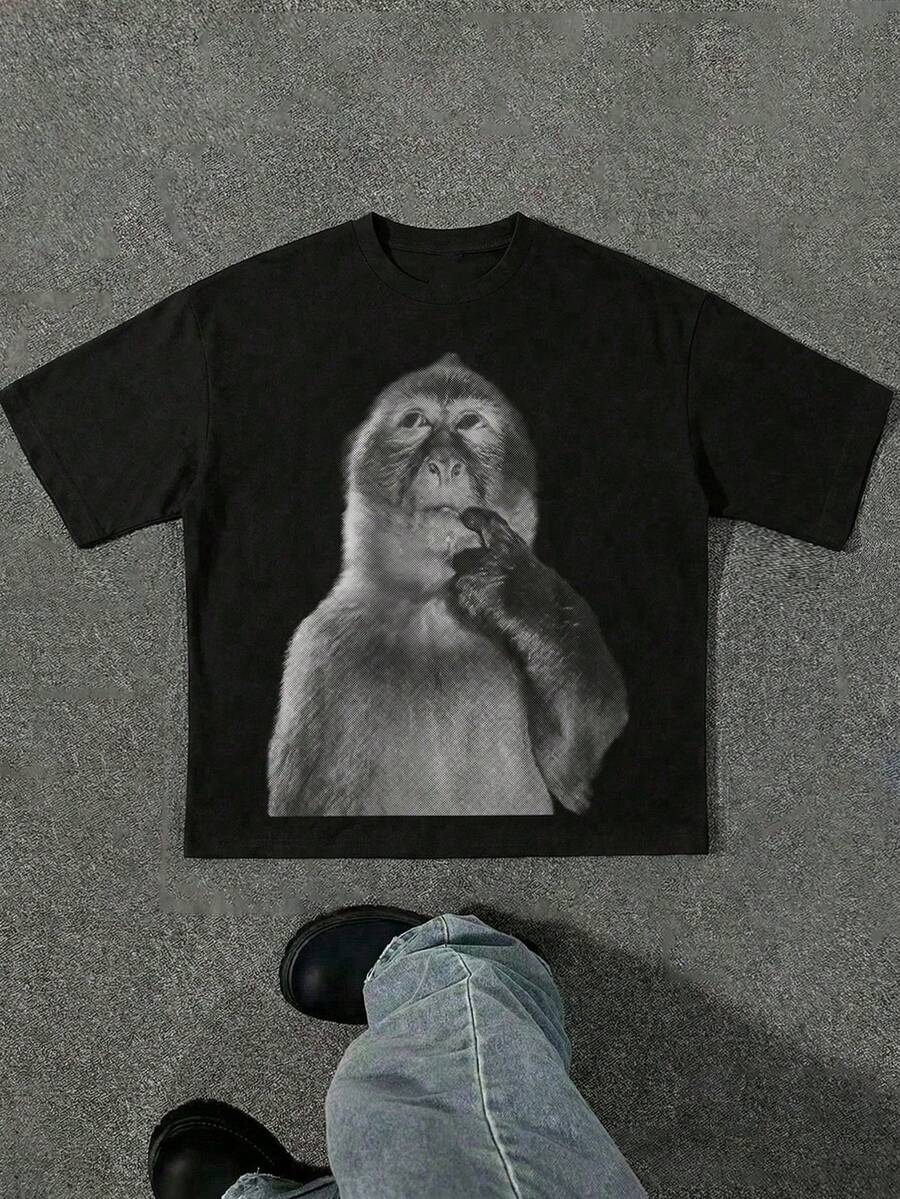 Camiseta de manga corta para niño, casual y minimalista, adecuada para el verano - Blanco - Ver 1