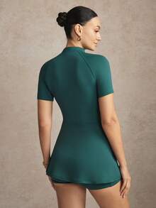 Activina Women Tennis Clothing - Dark Green - View 2