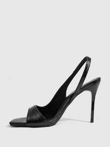 Giày sandal cao gót dành cho nữ - màu đen - Xem 4
