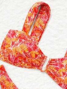 Bonvoyette Bộ bikini đi biển thời trang họa tiết chấm bi bán chạy nhất mùa hè dành cho bé gái. - Nhiều màu - Xem 3