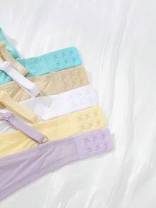 DesireSculpt 5pcs/Set Women's Underwear With Steel Rings - Multicolor - View 7