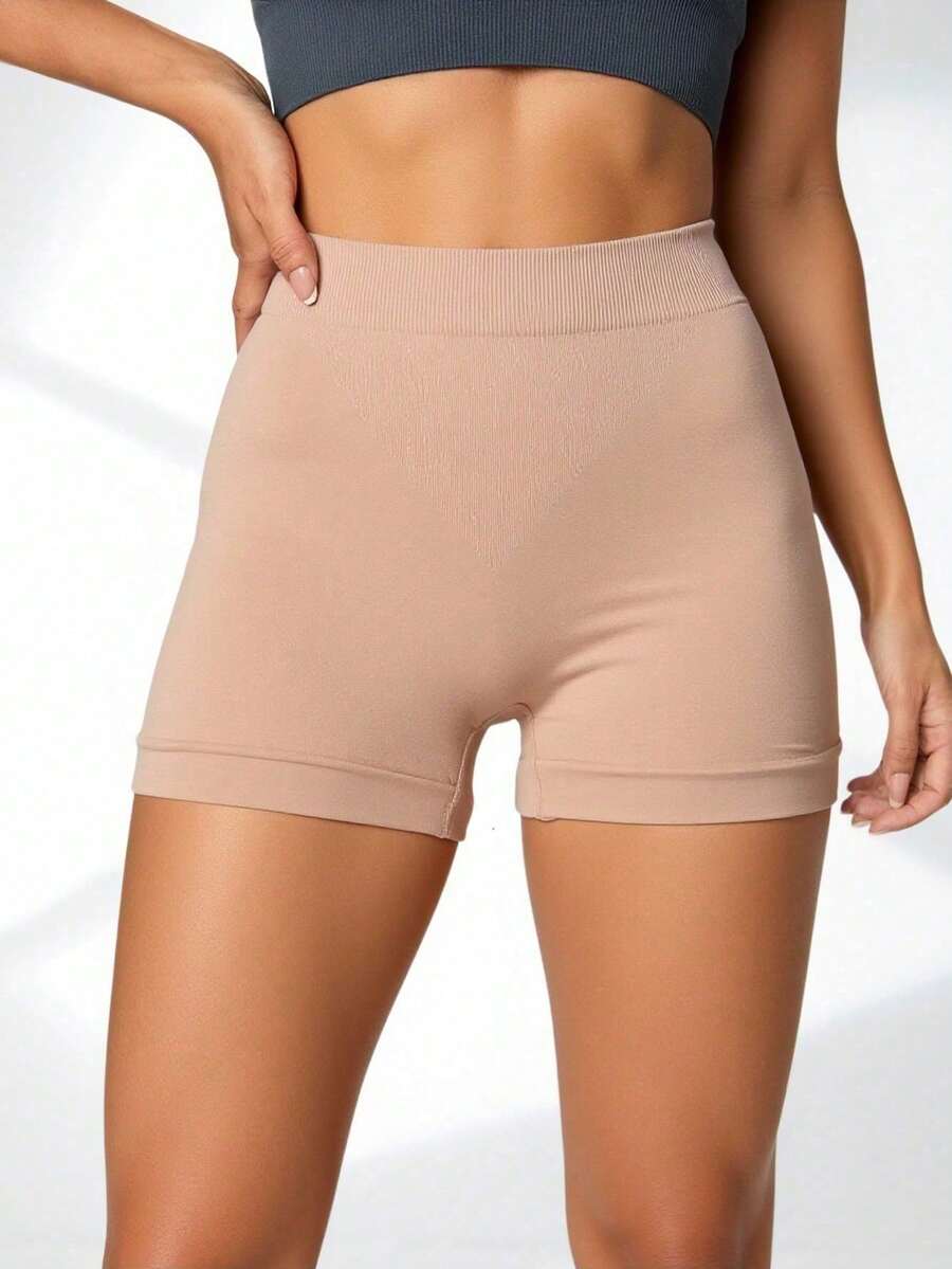 Women Shorts - Beige - View 1