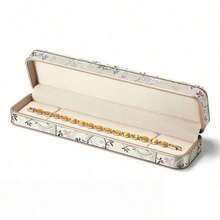 Cirelle 1pc 1pc Vintage Silk-Like Jewelry Storage Box – Elegant Display Case For Rings, Necklaces & Bracelets, Elegant Organizer For Pearl Earrings, Perfect Gift For Her - Multicolor - View 18