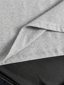 Manfinity Joysei Light Grey Sleeveless Vest For Men, Holiday - Light Grey - View 3