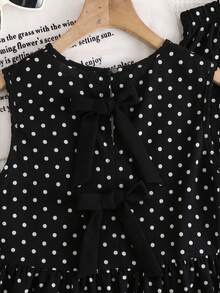 SHEIN Bộ 2 món gồm áo không tay và quần ống rộng họa tiết hoa nhí của Tweeb Girl. - Nhiều màu - Xem 5