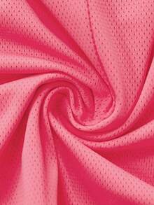 Gameset SHEIN Sport Women's Summer Sleeveless Loose Comfortable Yoga Sports Tank Top With Curved Hem Design, Suitable For Running, Fitness, Cycling - Watermelon Pink - View 8
