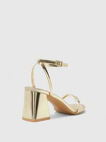 CUCCOO BIZCHIC Women's Fashion High Heel Sandals - Gold - View 5