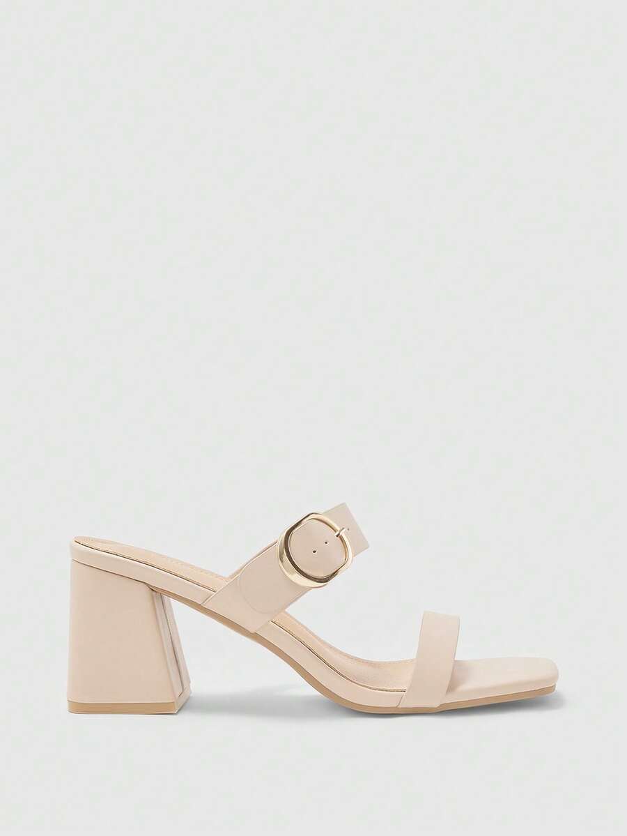 CUCCOO BIZCHIC Women's Fashion High Heel Sandals - Apricot - View 1