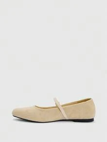 CUCCOO BIZCHIC Women's Casual Versatile Simple Commuter Flats - Apricot - View 4