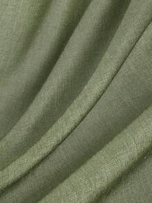 EMERY ROSE Plus Size Women Solid Color Casual Versatile Wide Leg Pants For Daily Wear Fall - Limelight Green - View 7