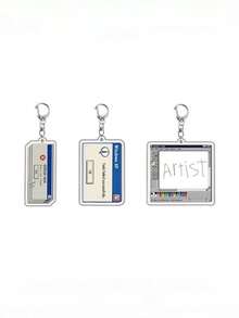 Zazumi Retro Computer Error Pop Up Acrylic Double-Sided Windows 98 Style Error Box Bag Charm, Funny Nostalgic Computer Command Pendant For Backpack - Multicolor - View 4