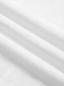 SHEIN Slayr 女士95%棉白色V领短袖侧褶修身T恤 - 休闲百搭的夏季秋季基础款上衣，完美适用于日常穿着、旅行、返校、毕业典礼、派对、早午餐、机场造型以及各种搭配。 - 彩色 - 查看 5